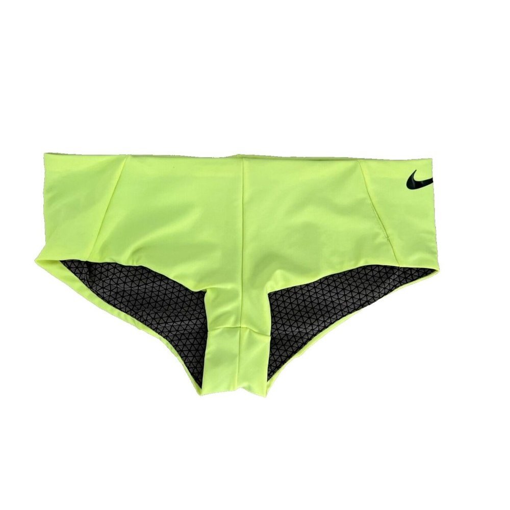 Nike Hydralock Nessc190 Fusion Cheeky Kick Swim Short Volt Glow ( S )
